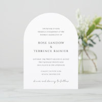 Simple Modern Elegant Wedding
