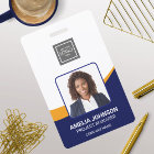 Simple Modern Employee Photo ID Badge