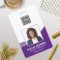 Simple Modern Employee Photo ID Badge