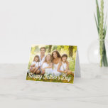 Simple Modern Father's Day Photo Card<br><div class="desc">Simple Modern Father's Day Photo Card</div>