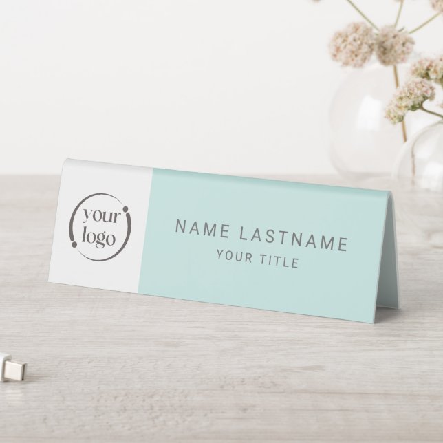 Simple Modern Feminine Logo with Name and Title (In SItu (Table))