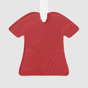 Simple, modern, flowing Christmas ornaments
