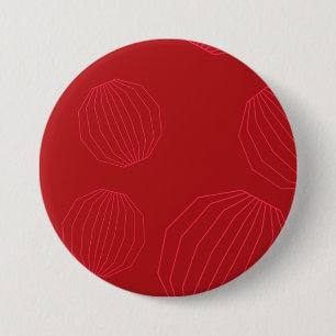 Simple, modern, flowing Christmas ornaments 7.5 Cm Round Badge