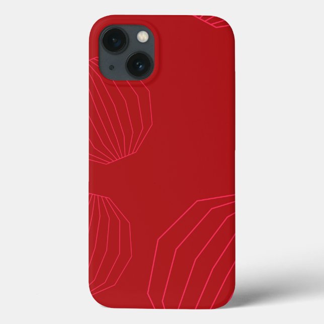 Simple, modern, flowing Christmas ornaments Case-Mate iPhone Case (Back)