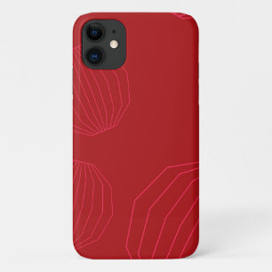 Simple, modern, flowing Christmas ornaments iPhone 11 Case