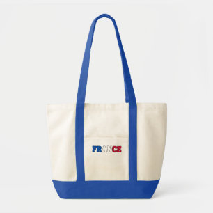 Simple Modern  France National Flag Apparel Tote Bag