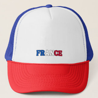 Simple Modern France National Flag Apparel Trucker Hat