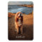 Simple Modern Full Photo Dog Pet | White