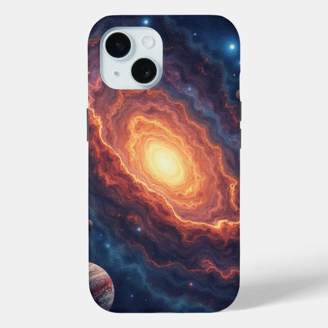 Simple Modern : Galaxy Space Rock Cool Case-Mate iPhone Case (Back)