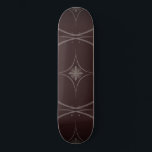 Simple Modern Geometric Star Skateboard<br><div class="desc">Simple Modern Geometric Star Custom Name Skateboard features a simple geometric star on a deep red background. Give a custom made gift,  personalised skateboard to your favourite skateboarder for Christmas,  birthday or your BFF.  Designed by ©Evco Studio www.zazzle.com/store/evcostudio</div>