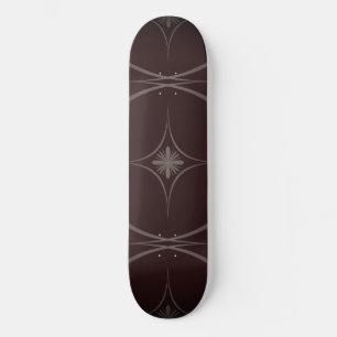 Simple Modern Geometric Star Skateboard