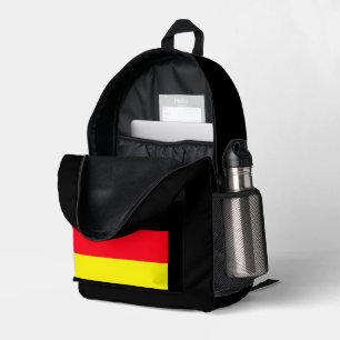 Simple Modern Germany german flag  Souvenir Printed Backpack