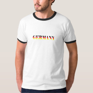Simple Modern Germany National Flag Souvenir T-Shirt