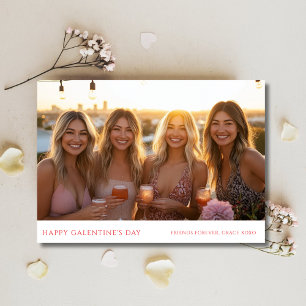 Simple Modern Girly Greeting Cards For Galentines