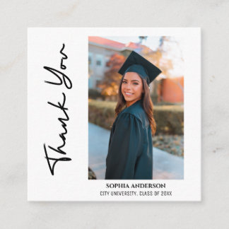 Simple Modern Graduation Enclosure Card