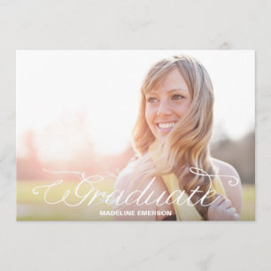 Simple Modern Graduation Overlay Invitation