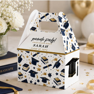 Simple Modern Graduation Party Favour Box
