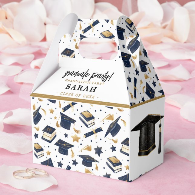 Simple Modern Graduation Party  Favour Box (Wedding)
