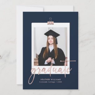 Simple Modern Graduation Party Invitation