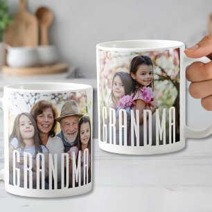 Simple Modern Grandma Photo Coffee Mug