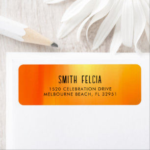 Simple Modern Hand Sketched Script Return Address