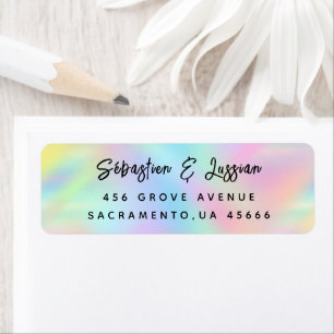 Simple Modern Hand Sketched Script Return Address