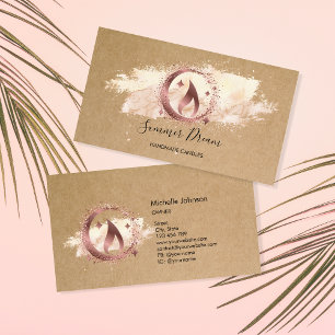 Simple Modern Handmade Honey Candle  Business Card