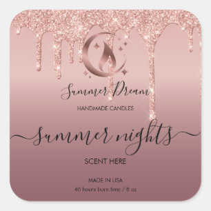 Simple Modern Handmade Honey Candle label