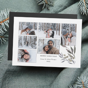 Simple Modern Holiday Watercolor Greenery 6-Photo