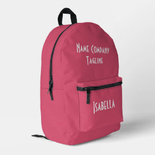 Simple Modern Honeysuckle Printed Backpack