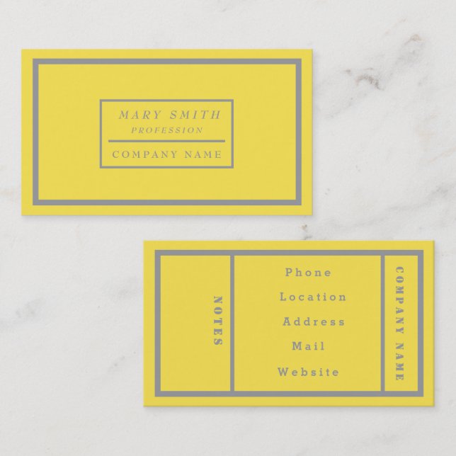 Simple Modern Illuminating Business Card (Front/Back)