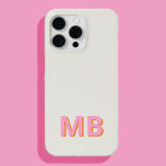 Simple Modern Initial Monogram<br><div class="desc">Simple Modern Initial Monogram Phone Case. Create your own personalised iPhone Case with custom initial name.</div>