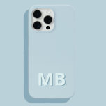 Simple Modern Initial Monogram<br><div class="desc">Simple Modern Initial Monogram Phone Case. Create your own personalised iPhone Case with custom initial name.</div>