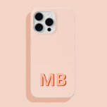 Simple Modern Initial Monogram<br><div class="desc">Simple Modern Initial Monogram Phone Case. Create your own personalised iPhone Case with custom initial name.</div>