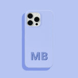 Simple Modern Initial Monogram iPhone 15 Pro Max Case<br><div class="desc">Simple Modern Initial Monogram Phone Case. Create your own personalised iPhone Case with custom initial name.</div>