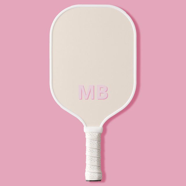 Simple Modern Initial Monogram Pickleball Paddle (Creator Uploaded)