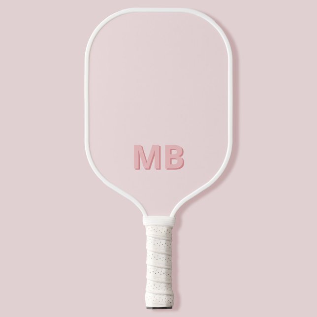 Simple Modern Initial Monogram Pickleball Paddle (Creator Uploaded)