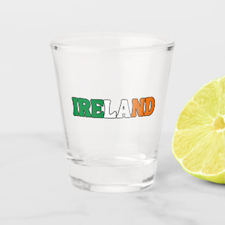 Simple Modern Ireland National Flag Apparel Shot Glass