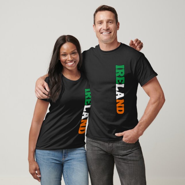Simple Modern Ireland National Flag Apparel T-Shirt (Unisex)