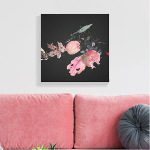 Simple Modern Japanese Art Urakami Shunkin Canvas Print