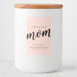Simple Modern Jar/Container Label for Mum