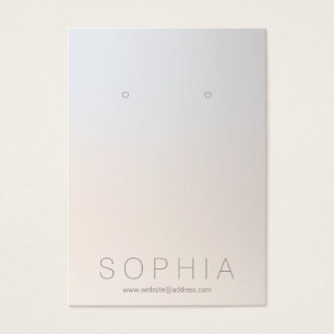 Simple Modern Jewellery Designer Earring Display