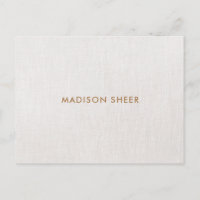 Simple Modern Light Beige Linen, Professional