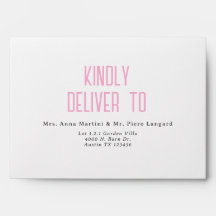 Simple Modern Light Elegant Pink Wedding