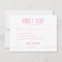 Simple Modern Light Elegant Pink Wedding
