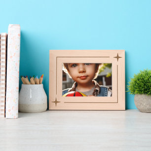 Simple Modern Line and Stars Etched Frames