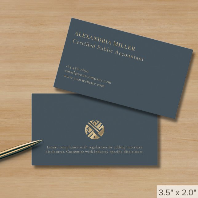 Simple Modern Luxury Business Card (Creator Uploaded)