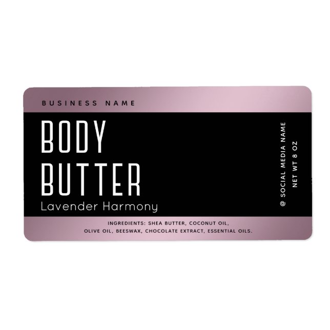 Simple modern luxury typography black lavender  (Front)