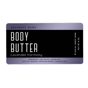 Simple modern luxury typography black lavender lab