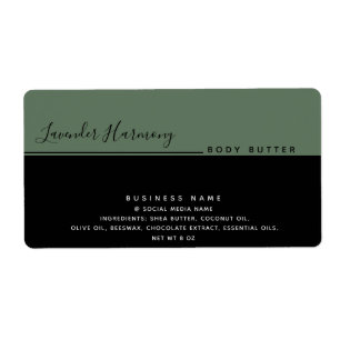 Simple modern luxury typography black product